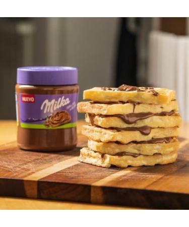 Milka Hazelnut and Cocoa Spread made with 100% Alpine milk and sunflower oil 600g - Buy Online on GoSupps.com