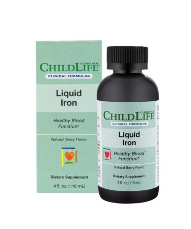 Childlife Clinicals Liquid Iron Natural Berry 4 fl oz (118 ml)