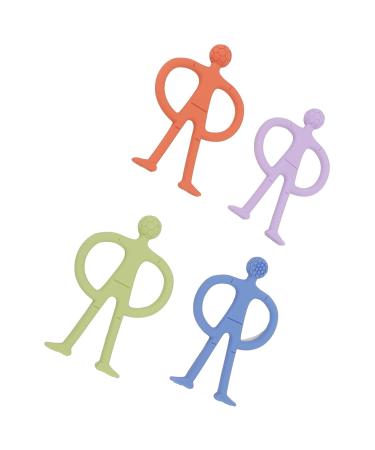 4 Unique Shape Kids Teether Toys | Easy to Hold Baby Teething Gift for Toddlers | International Shipping - Buy Online on GoSupps.com