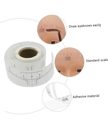 Didiseaon 1 Roll Disposable Ruler Stickers Reusable Eyebrow Ruler Brow Measurer Woman Tool Scale - Buy Online on GoSupps.com
