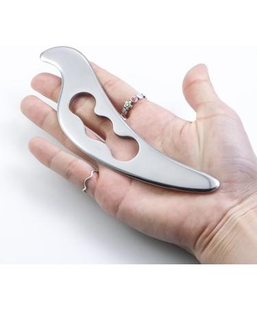 Myofascial Release Knife | 304 Stainless Steel Fascia Knife & Gua Sha Board for Body Massage | Best for Pain Relief & Muscle Recovery - Buy Online on GoSupps.com