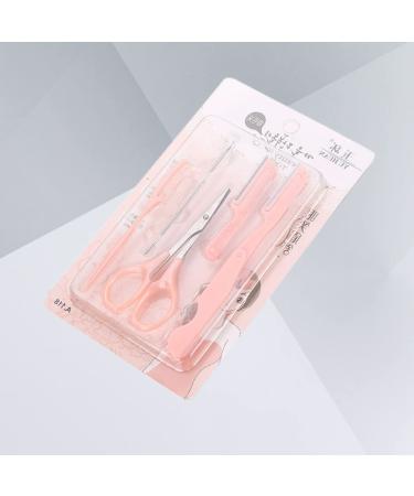FRCOLOR Eyebrow Trimmer Kit - 15pcs Folding Scissors & Tools for Women | Perfect Eyebrow Grooming Set - Buy Online on GoSupps.com