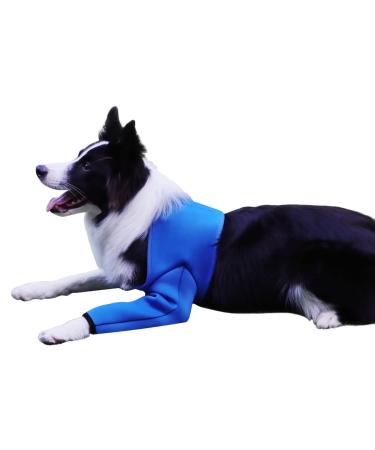 Dogs recovery suit cone collar alternative abrasion -resistant dogs recreational shell pet wounds prevent licking bite wet and infection washable and waterproof (blue s) S blue - Buy Online on GoSupps.com