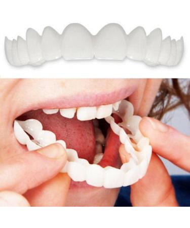 Zmoope Instant Veneers - 10 Pair Temporary Smile Cosmetics | Comfort Fit Dentures & Teeth Stickers for Perfect Smile - Buy Online on GoSupps.com