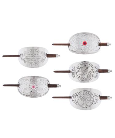 Sharprepublic Hair Clips for Women | Stylish Hairpins & Headdresses with Wooden Sticks - International Shipping Available - Buy Online on GoSupps.com