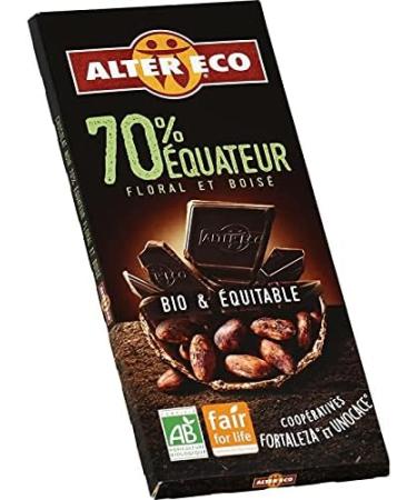 ALTER ECO - Dark Chocolate Ecuador 70% 100G - (Pack of 4) - Buy Online on GoSupps.com