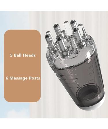 Hair Oil Applicator Bottle Hair Scalp Applicator Portable Liquid Oil Dispenser Root Comb Applicator Bottle Scalp Massage Comb with Roller Ball Mini Hair Raising Solid Hair Massage Tool (Grey) - Buy Online on GoSupps.com