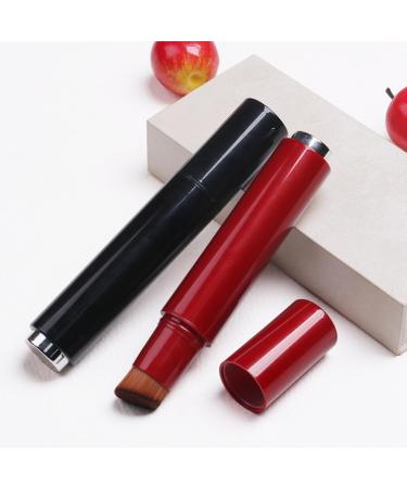TOVINANNA Retractable Makeup Brush Small Mini Makeup Brush Multifunction Foundation Brush Blush Brush Travel Lip Brush Foundation Blending Powder Brush Red 16.00X2.00X2.00CM Red - Buy Online on GoSupps.com