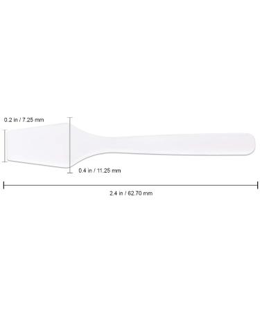 200 White Disposable Cosmetic Spatulas for Skin Care and Makeup Application - Buy Online on GoSupps.com