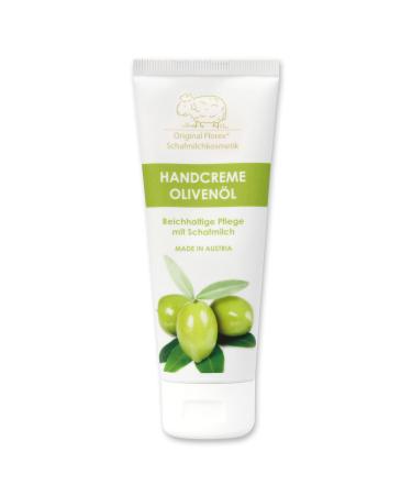 Florex Hand Cream Olive Oil - Rich intensive care for dry stressed hands with sheep's milk without palm oil 75 ml