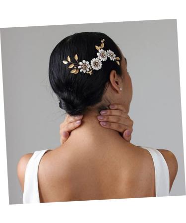 DOITOOL Floral Vintage Hair Rhinestone Hair Barrette Crystal Flower Hair Side Comb Bridal Hair Clip Hair Rhinestones Bridal Shower Headpiece Hair Pin Flowers Wedding Bride - Buy Online on GoSupps.com