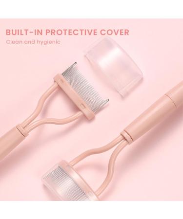 4pcs Eyelash Curler Set Lash Comb Mascara Guard Makeup Lash Comb Upper Lower Lash Helper Tool Eyelashes Clean Lash Brush for Women Girls(Pink) - Buy Online on GoSupps.com