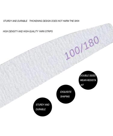 Lmyzcbzl Nail Files 4 Pcs Professional Nail Files Double Sided Emery Board Nail File Nail Styling Tools for Nail Grooming and Styling - Buy Online on GoSupps.com