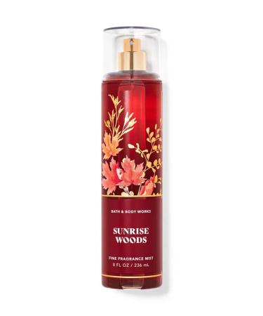 Bath & Body Works Sunrise Woods Fine Fragrance Body Spray Mist Warm Vanilla Sugar (Sunrise Woods)