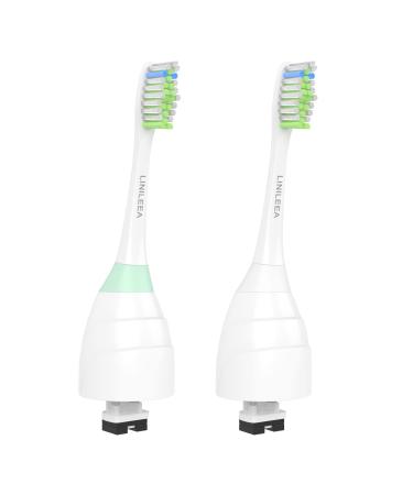 Ultimate Whitening Replacement Tooth Brush Heads with Diamond-Shaped Bristles Refills Compatible with Philips Sonicare Screw-on Electric Toothbrush (2 Pack)