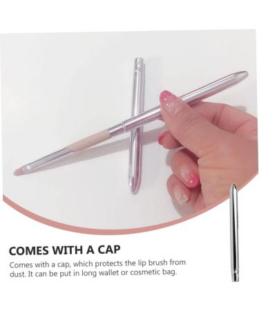MAGICLULU Lip Brush with Lid Lipstick Eyeshadow Brush Lip Applicator Lipstick Eyeshadow Applicator Lipstick Cosmetics Applicator Lip Tint Travel Pink Injection Handle Telescopic Lip Makeup - Buy Online on GoSupps.com