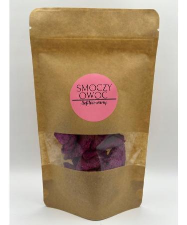 DELIFRUITS.PL FREEZED DRAGON FRUIT BY 500G CLASS A FREEZED FRUIT FREEZED AND DRYED FRUIT WITHOUT PRESERVATORS AND SUGAR