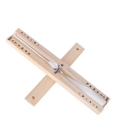Tahuaon sauna hourglass 15 minutes rotatable wood sauna hourglass with white sand reloj de arena heat -resistant hourglass hourly glass timer white