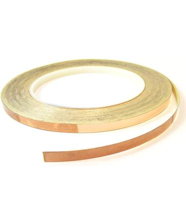 Stained Glass 7/32 Copper Foil - Black Back - 1.25 Mil Thick | Premium Quality - Buy Online on GoSupps.com