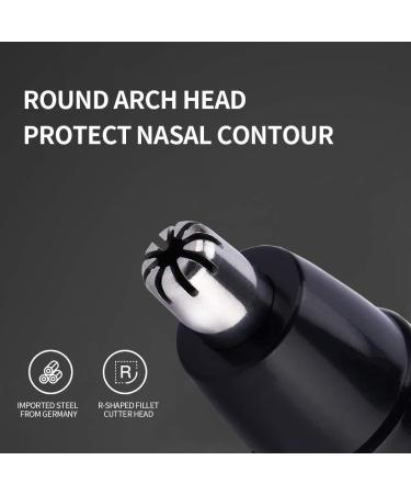 Buy USB Rechargeable Ear & Nose Hair Trimmer for Men & Women - Waterproof Professional Stainless Steel Clipper (Blue - Buy Online on GoSupps.com