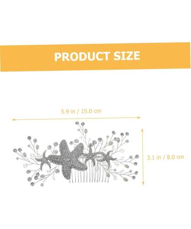 Beatifufu Starfish Hair Comb Hair Comb Hair Side Combs Wedding Hair Accessories for Brides Bridal Hair Comb Hair Comb Accessory Bridal Headpieces for Wedding Decorative Hair Combs - Buy Online on GoSupps.com