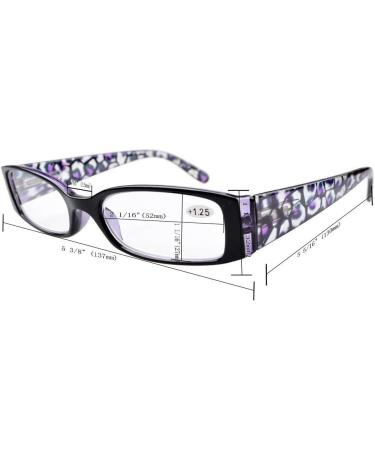 Eyekepper 5 Pack Floral Pattern Reading Glasses for Women - Stylish +2.00 Reader Sunglasses Set - Buy Online on GoSupps.com