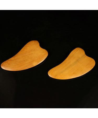 EXCEART 4pcs Handheld Scraping Tablets - Guasha Massage Stick & Face Scraping Boards | Wooden Spa Body Scraper for Facial Care - Buy Online on GoSupps.com