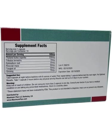 Natural Sports Nutrition Energy Supplement for Men - 10 Servings | Boost Performance & Endurance Worldwide Shipping - Buy Online on GoSupps.com