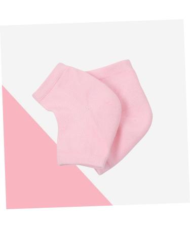 Healeved Feet Heel Socks Gelt Hand Muffs Cracked Heels Moisturizing Socks Round Playing Mat Spa Gloves Dry Heels Socks Gel Gloves and Socks Men and Women Casual Socks Absorb Sweat Pink - Buy Online on GoSupps.com