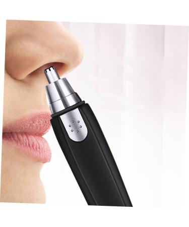 Minkissy Nose Hair Trimmer Set for Men - Household Hair Scissors in Black | Compact ABS Design 14x3x3CM - International Shipping Available - Buy Online on GoSupps.com