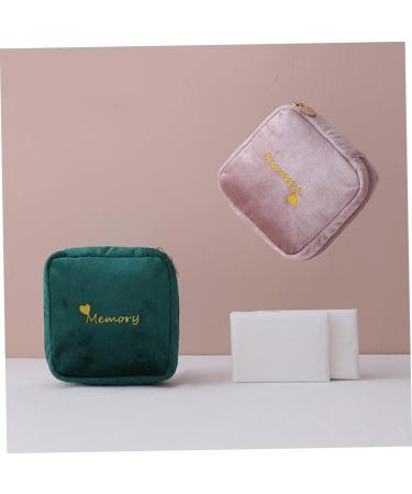 Buy Healeeved 2-Pack Makeup & Tampon Disposal Bag for Women | Portable Period Pad & Menstrual Patch Bags - 13x13x4cm - Buy Online on GoSupps.com