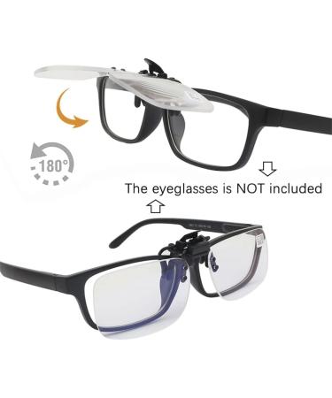 NOALED Lightweight Clip Reading Glasses | Frameless Magnifying Glass Portable & Easy to Carry for Reading - Buy Online on GoSupps.com