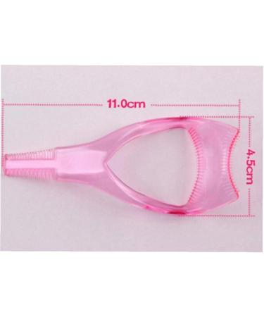 Eyelashes Tools Mascara Shield Applicator - Pink Clear Plastic Guard for Makeup | 3-in-1 Eyelash Guide - Buy Online on GoSupps.com