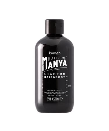 Kemon Hair Manya Shower Gel mild shower shampoo for body hair and beard 3in1 care for men 250 ml
