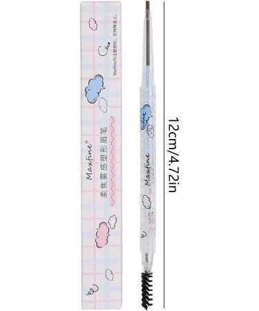 Eyebrow Pencil Eyebrow Makeup | Eyebrow Makeup for Strong Shape and Silky Color Double Head Design Eyebrow Pencil for Parties and Daily Use Pochy 05 Gray Brown - Buy Online on GoSupps.com