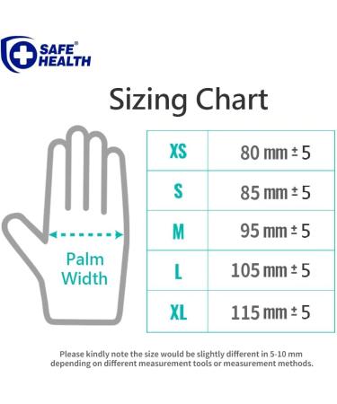 NITRO-V Nitrile-Vinyl Exam Gloves - Latex and Powder Free, Blue, Large (100 Count) - Medical Grade for Clinic, Nursing, Food Handling, Cleaning, and Salon Use - Buy Online on GoSupps.com