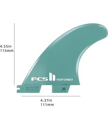 Dual Tab II Medium Performer/Reactor Fiberglass Fins - Blue/Black - 2-5 Fins - Buy Online on GoSupps.com