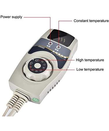 Buy Infrared Heating Pillow with Jade & Tourmaline - Smart Controller & Temp Display | 45 x 45 cm for Back Shoulder & Neck Relief - Buy Online on GoSupps.com