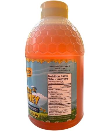 BEE MY HONEY 100% Pure Raw Honey 1 KG Unpasteurized Golden Liquid Squeeze Natural Sweetener (1kg) - Buy Online on GoSupps.com