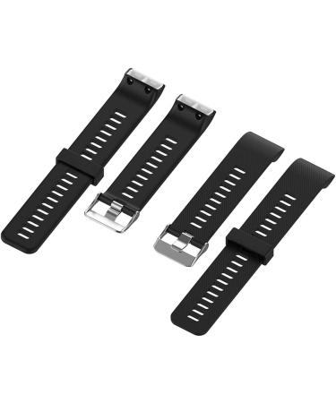 Meifox Compatible with Garmin Forerunner 35 Band Solf Silicone Replacement Bands for Garmin Forerunner 35 Watch (Black1) - Buy Online on GoSupps.com