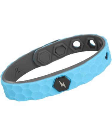 Sky Blue Balance Bracelet for Active Lifestyle - Waterproof Lightweight Silicone Sports Bracelet for Teenage Girls - Prevents Static Charge - Buy Online on GoSupps.com
