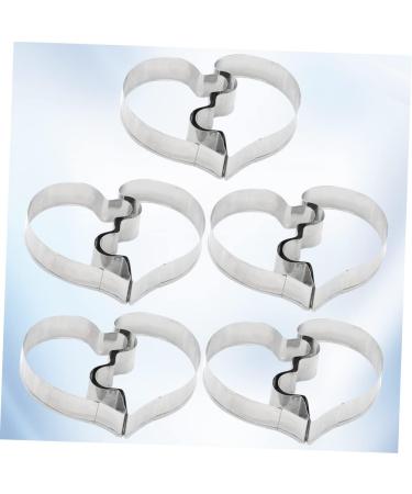 5pcs Fruit Cakes Animal Crackers Biscuits Metal Candy Ocean Cookie Chocolate Vegetable Stainless Steel Molds Eiffel Tower Shape Molds Cake Baking Molds Mini Diamond Ring Bridegroom 7.5x5.5cm Silver - Buy Online on GoSupps.com