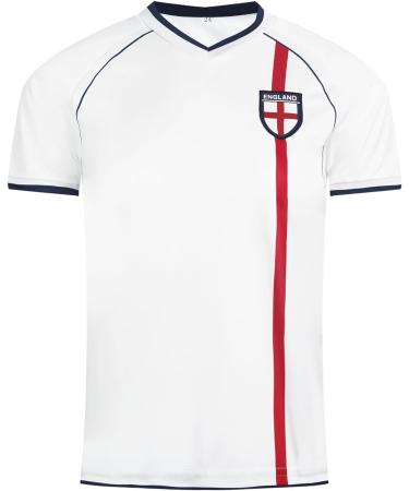 Hawkara #9 Kane Home Soccer Jersey Set for Kids - Youth Sizes 8-9 Years (White) | Limited England Edition Shorts & Socks - Buy Online on GoSupps.com