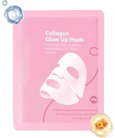 Facial care film Glow Up Facial Care Products 4 Pieces Moisturizing Firming Patches for Sleep Beauty Eye Neck Spa - Buy Online on GoSupps.com