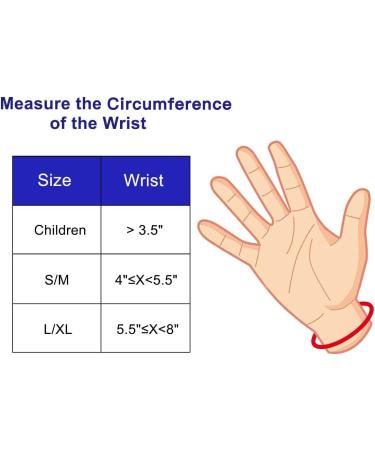 Thumb Rail Support for Arthritis - Breathable Stabilizing Wrist Brace for Children - X-Small (Circumference 3.5) | US Made - Buy Online on GoSupps.com