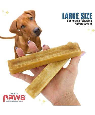Himalayan Dog Chew Large 3 Pack | Natural Yak Cheese Bones for Dogs | Odorless & Safe Alternative to Regular Bones | Premium Paws 3 Count - Buy Online on GoSupps.com