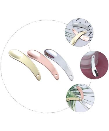 Beaupretty Mixing Spoon Set - 3 Metal Makeup Spatula Applicators for Eye Cream & Facial Care | Mini Beauty Scoop for Home & Salon - Buy Online on GoSupps.com