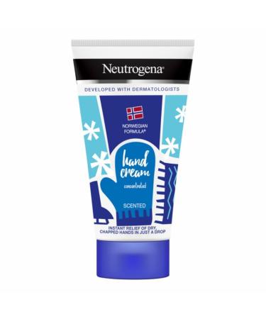 Neutrogena Neutrogena Concentrated Scented Hand Cream (50 ml) soothing cream for very dry hands intensely moisturizes with glycerin for immediate and lasting relief