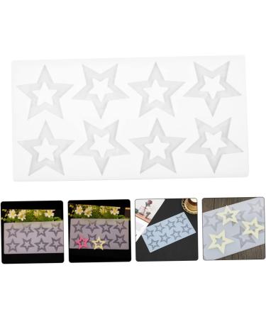 Silicone Mold Silicone Star Mold Star Chocolate Molds Candy Mold Epoxy Resin Craft Silicone Chocolate Mold Resin Letter Molds Star Fondant Cake White Silica Gel Insert Star Shape - Buy Online on GoSupps.com