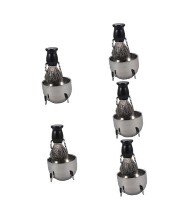 5 Sets Beard Brush Set Shaving Cup Bathroom Shaving Bowl Male Shaving Brush Tool Beard Shaving Tool Shaving Must Have Male Beard Brush Kit Shaving Kit Professional Shaving Brush